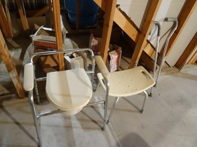 lot 260 image: Senior Potty Chair, Shower Stool
