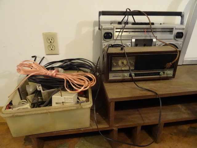 lot 309 image: 2 AMFM Radio Misc Electrical Supplies