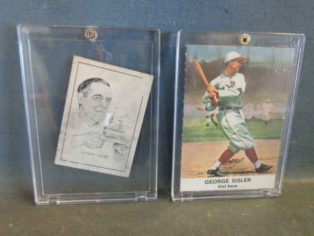 lot 7 image: 1961 Golden Press and 1950 George Sisler Vintage Baseball Cards