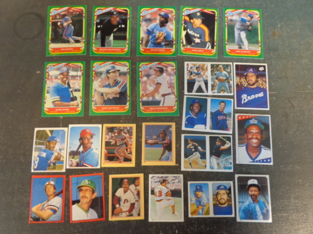 lot 17 image: Vintage MLB Player Stickers