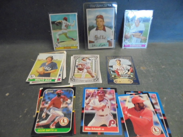 lot 61 image: S-named Player Vintage Baseball Cards