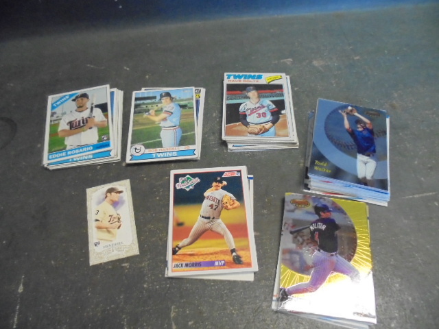 lot 62 image: Collection of Twins Baseball Cards