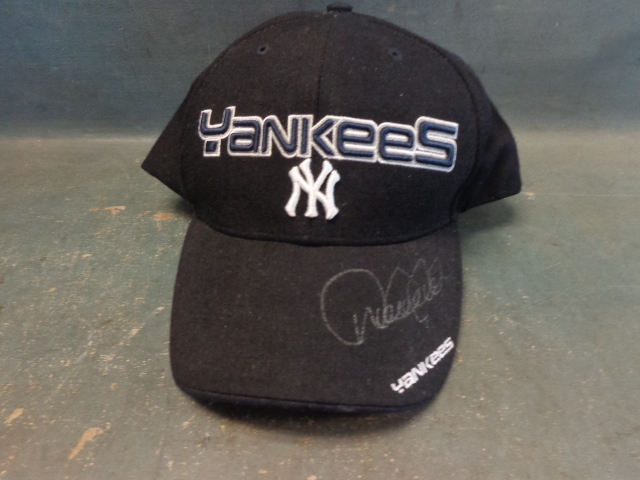 lot 38 image: Autographed New York Yankees Cap