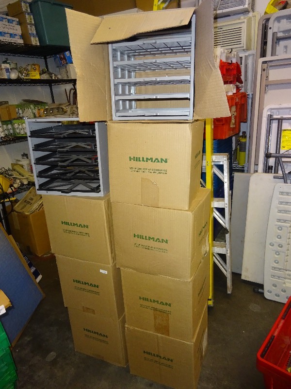 Lot of 9 storage drawers