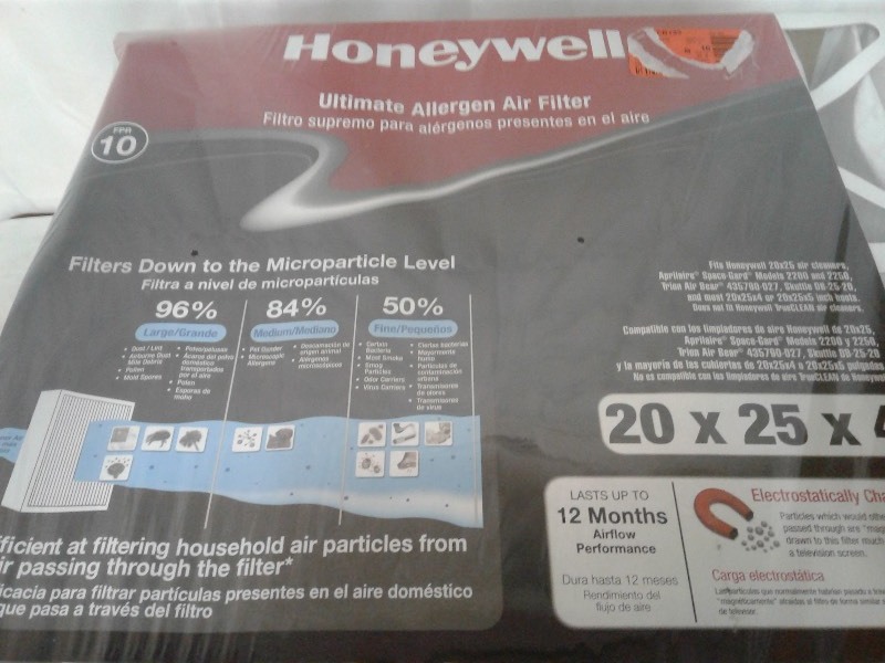 2x Honeywell AirFilter