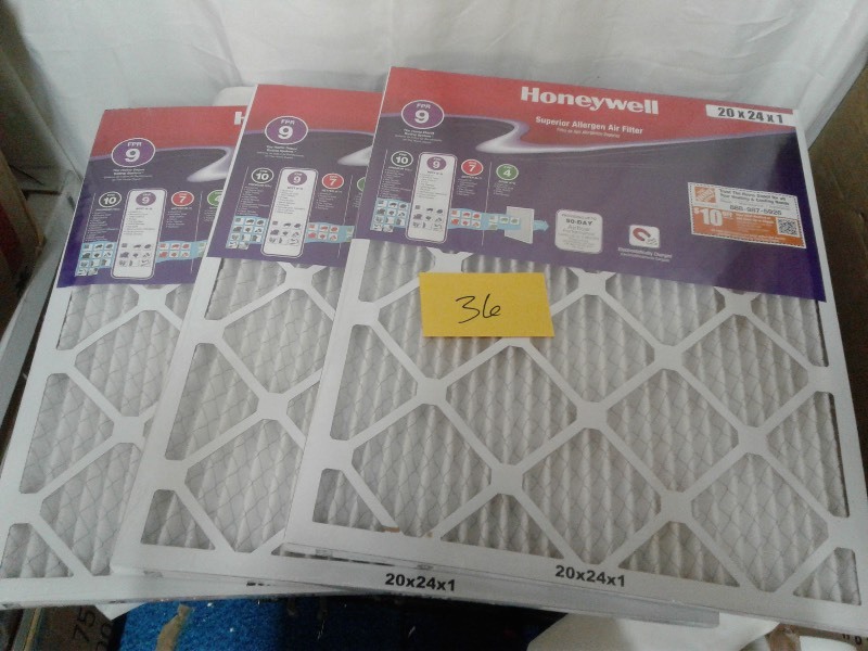 3x Honeywell Superior Air Filter