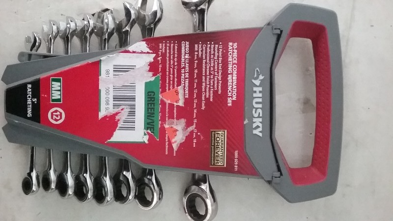2x Husky Wrench Set