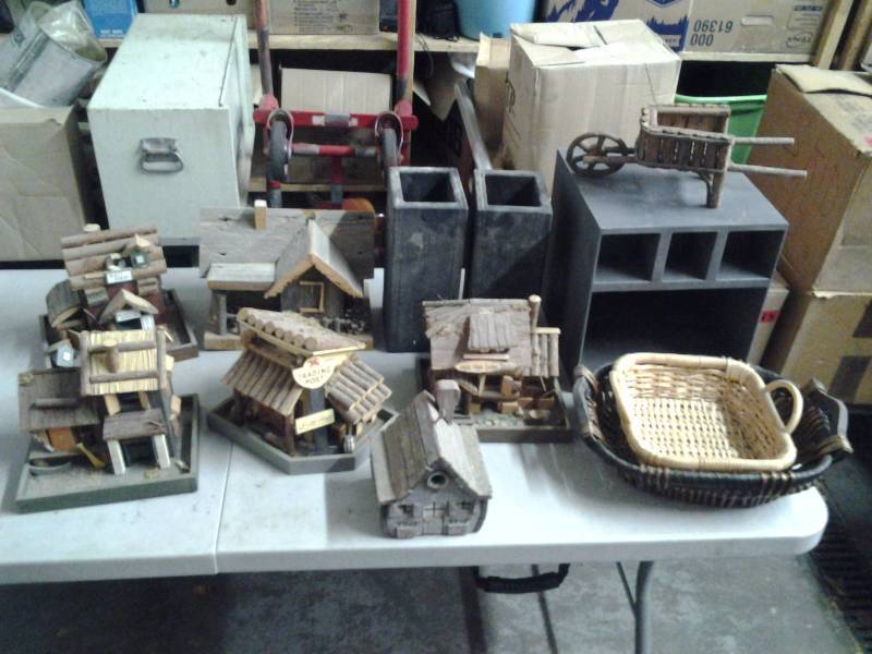Wicker Basket, Bird Houses, Decor