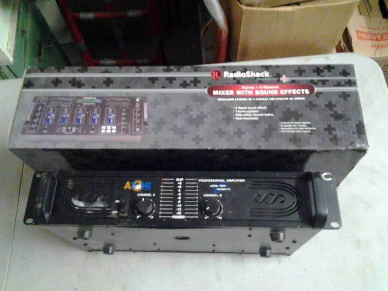Radio Shack Mixer With Sound Effects, A-Zone Amplifier