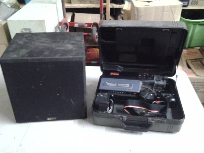 Sonance Dual Level Power Sub-Woofer, RCA Video Camera