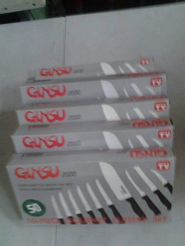 5-Boxes Of Ginsu 10 Piece Gourmet Cutlery Sets
