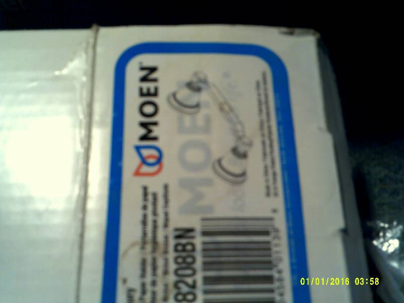 MOEN TUB AND SHOWER FAUCET AND TOILET PAPER HOLDER