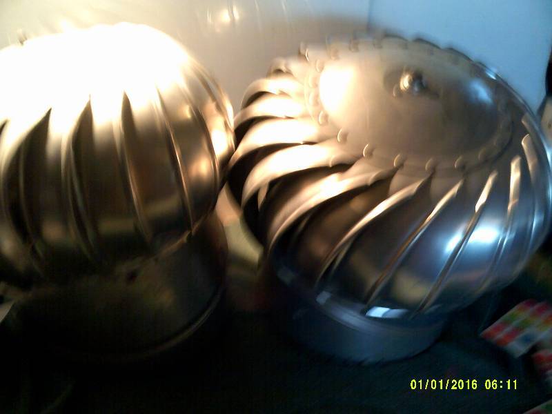 2 LG ROUND VENTS