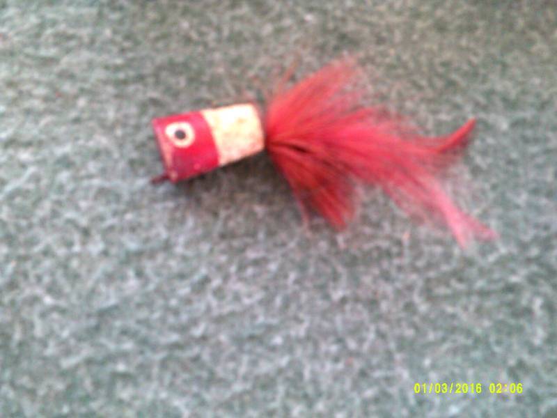 VINTAGE WOODEN FLY LURES