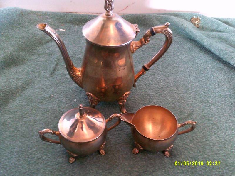 SILVER PLATED TEA SET