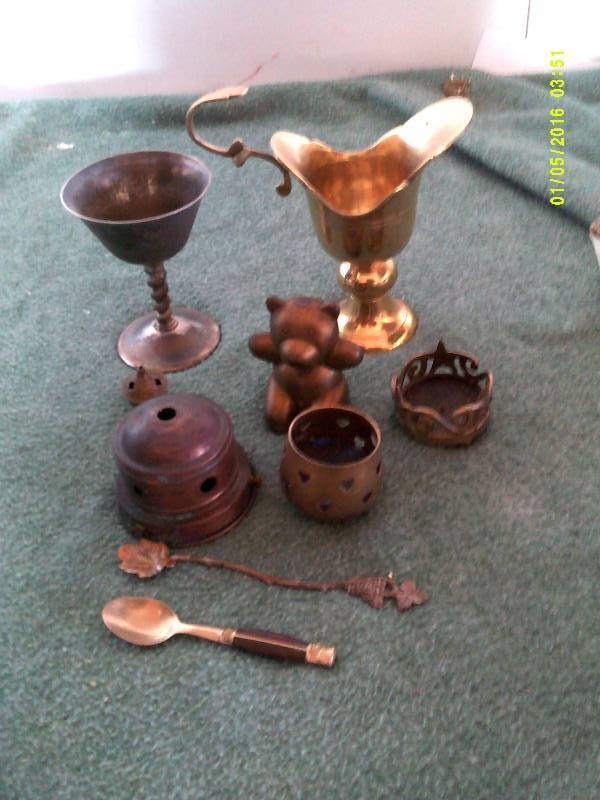 SILVER PLATED AND BRASS WARE