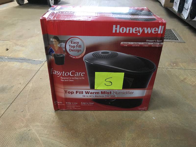 lot 5 image: Honeywell Easy to Care Top Fill Warm Mis Humidifier - Open box
