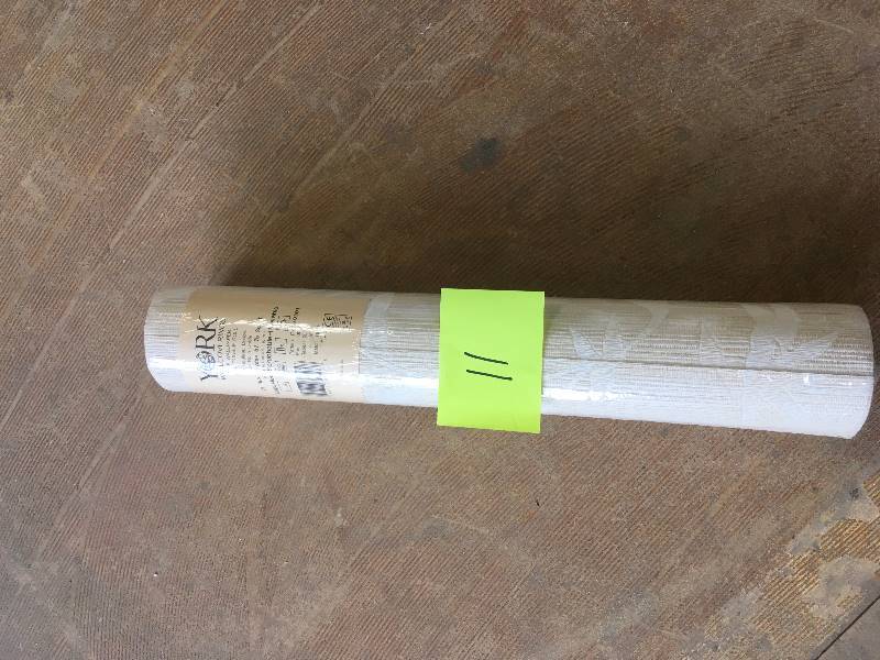 lot 11 image: York Wallcoverings PA130301 Weathered Finishes Vine Scroll Wallpaper - Open Box