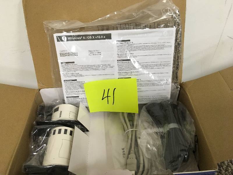 lot 41 image: Brother High-Speed Professional Label Printer with Wireless Networking