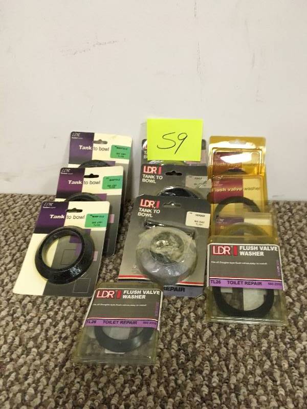 lot 59 image: Misc Flush Valve Washer - Toilet Parts - Lot of 10