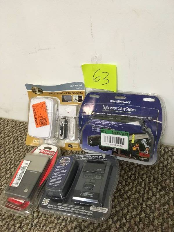 lot 63 image: Misc Garage Door opener Components