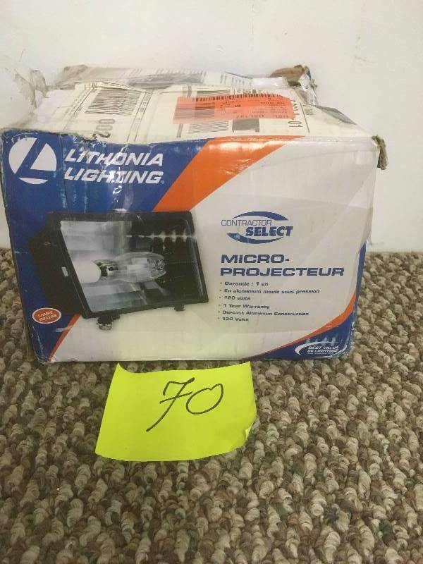 lot 70 image: Litmonia Lighting Micro Projecteur