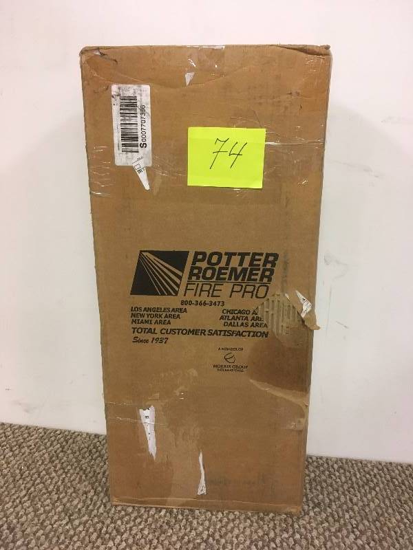 lot 74 image: Potter Roemer Fire Pro Fire Extinguisher Box
