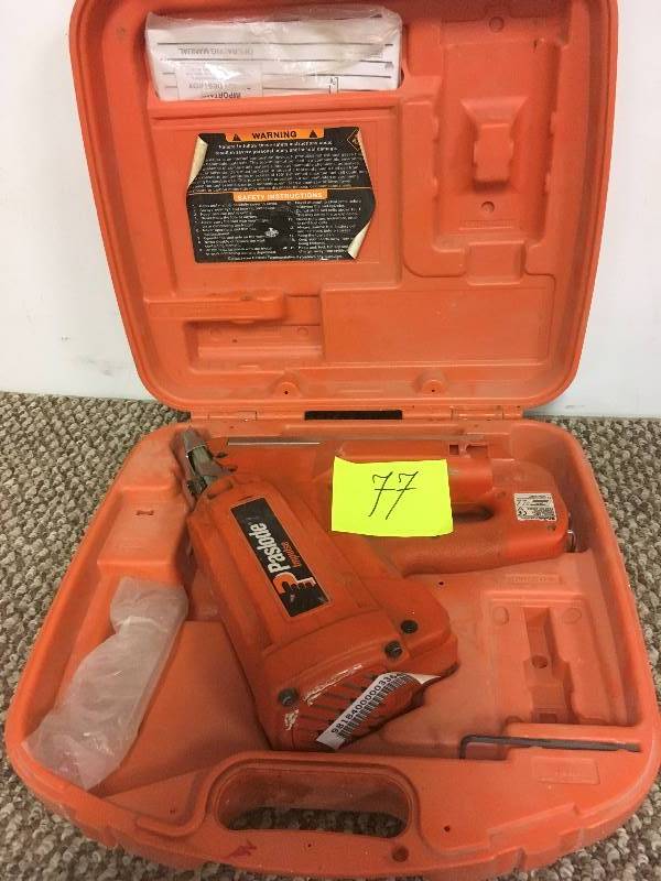 lot 77 image: Paslode Nail Gun - No Battery