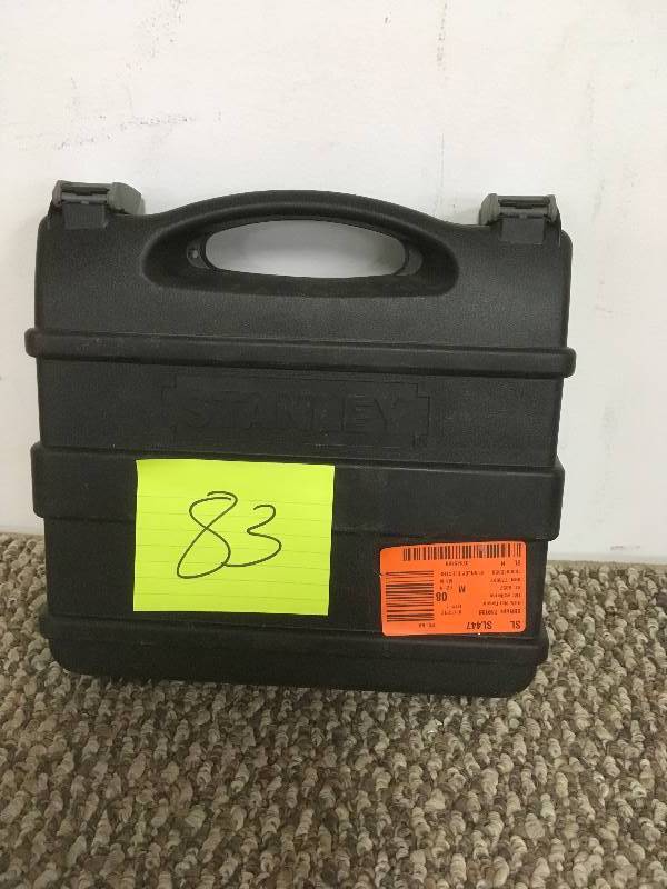 lot 83 image: Stanley Brad Nailer Corded with Case
