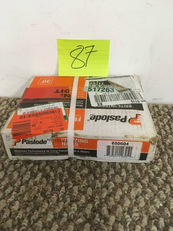 lot 87 image: Paslode 650604 Framing Nails, 2-38 in. PK 2000