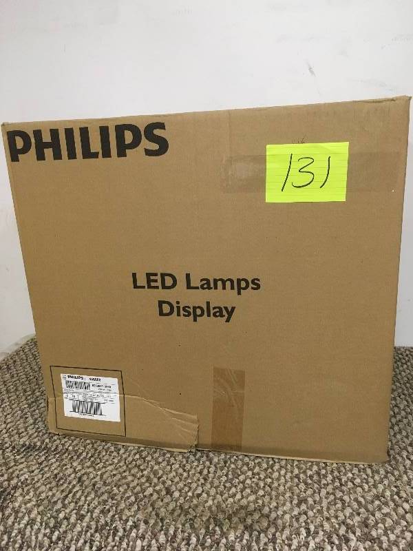 lot 131 image: Phillips Slimstyle 65W LED Flood Lights Soft White