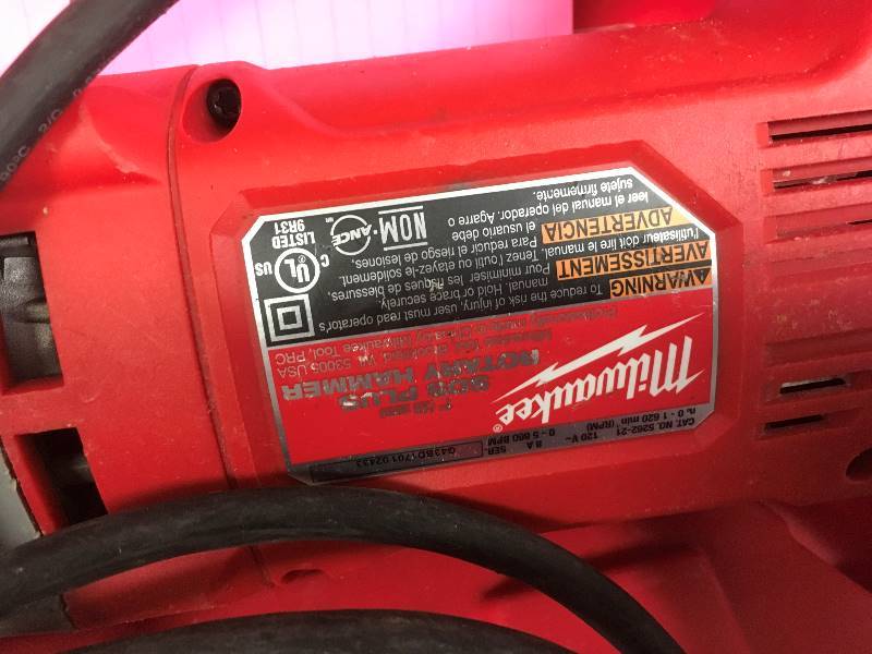 lot 30 image: Milwaulkee SDS Plus Rotary Hammer