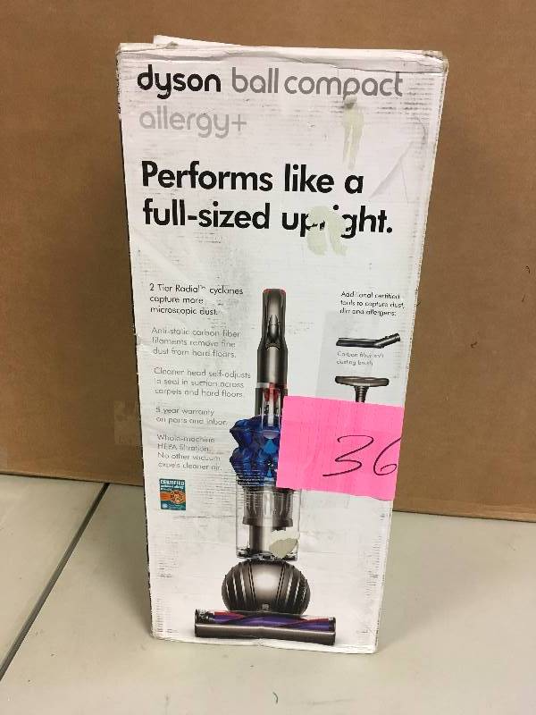 lot 36 image: Dyson Ball Compactt Allergy Plus Bagless Upright Vacuum