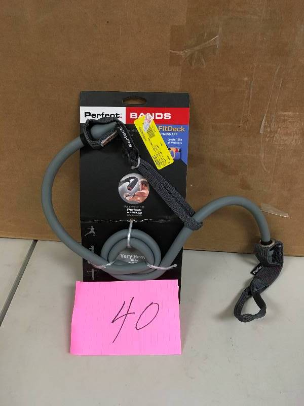 lot 40 image: Perfect Fitness Perfect Bands, Very Heavy (27 - 30 lbs)
