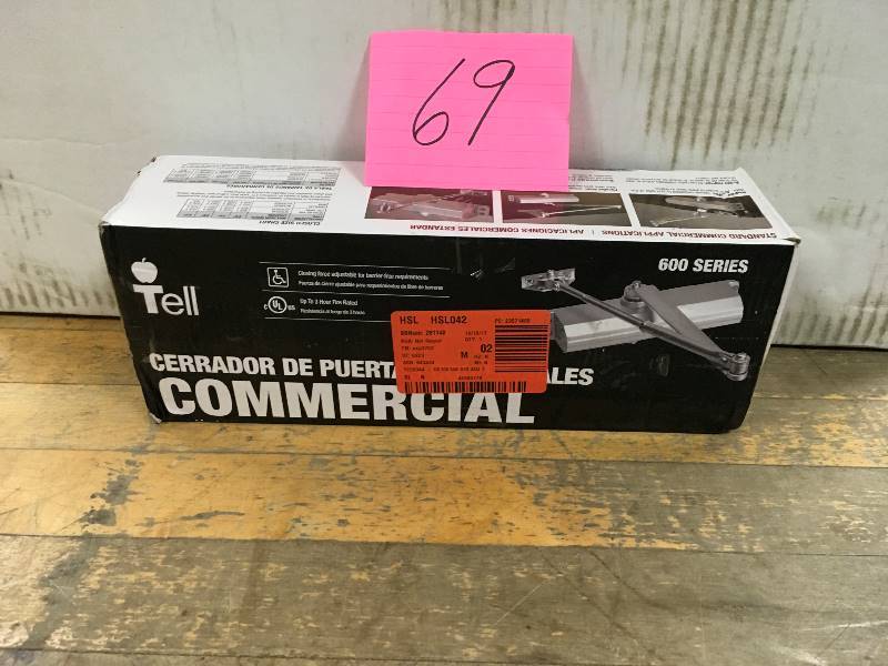 Tell Commercial Entry Door Closer Kx Real Deals Hastings Auction