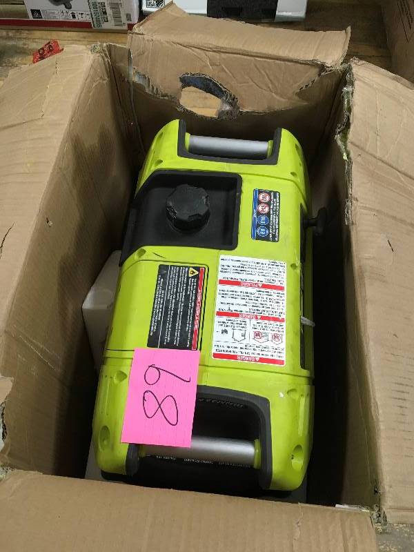 lot 89 image: Ryobi 2200 Watt Inverter Generator