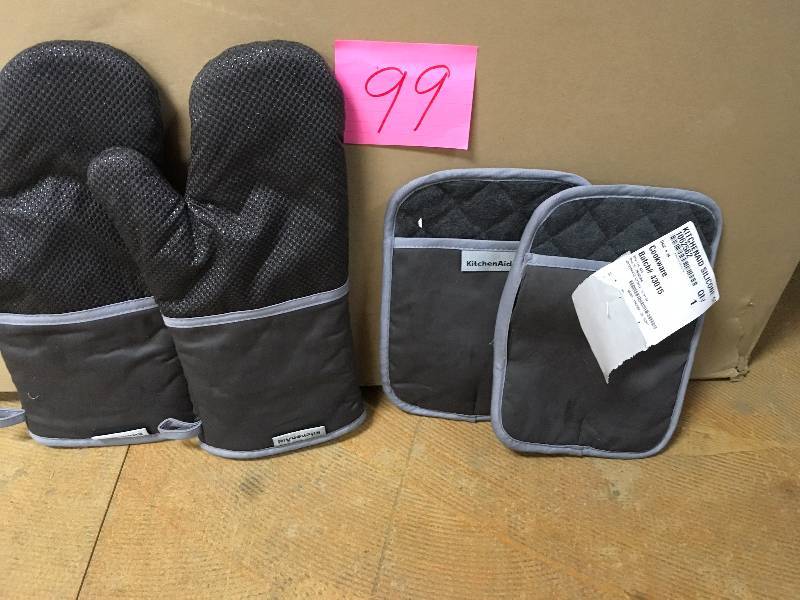 lot 99 image: KitchenAid Pot Holders and Mitts