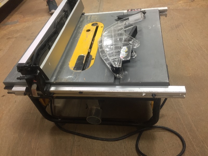 lot 81 image: DWE7480 10 Compact Job Site Table Saw