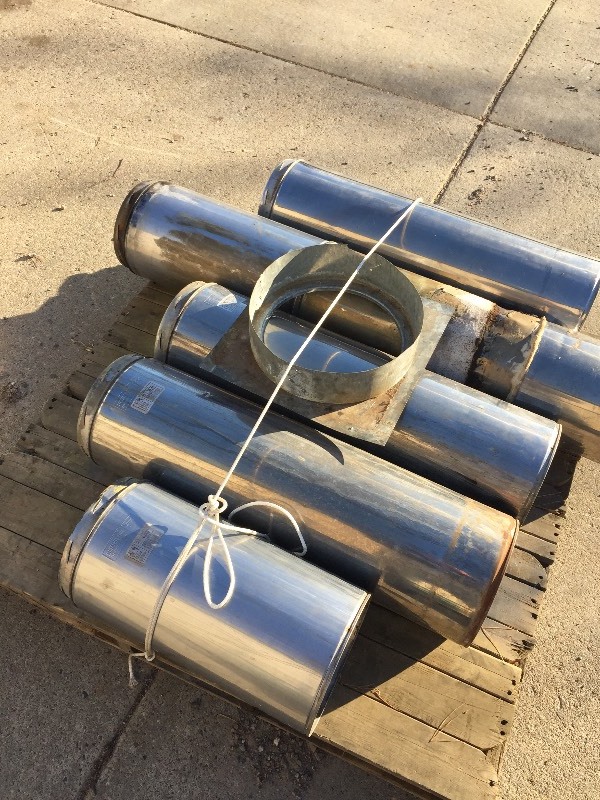 METALBESTOS 7 " STAINLESS STEEL CHIMNEY PIPE NOVEMBER 2 KBID