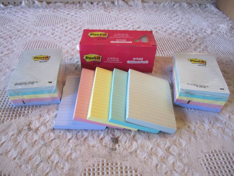 lot 5 image: Lot of Post-It Pads Box of 18 Pads ...