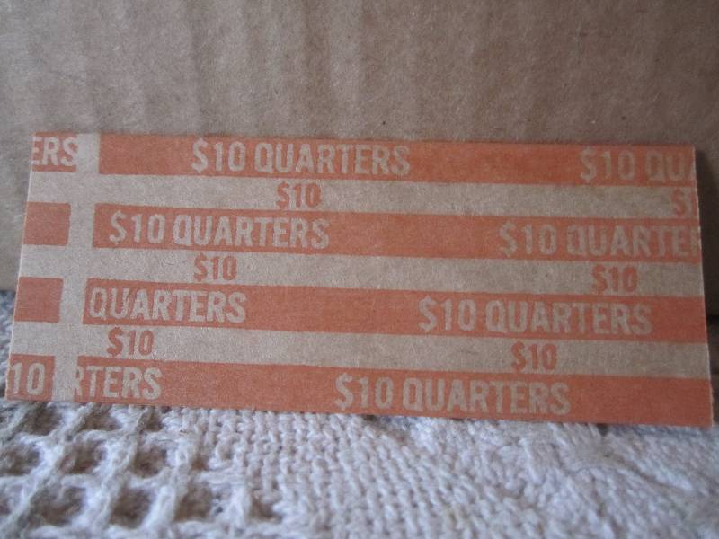 lot 35 image: Quarter RollsWraps Qty Unknown Mos...