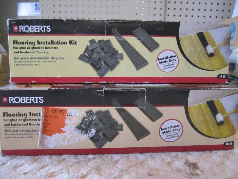 lot 49 image: Lot of 9 Boxes Roberts Floor Instal...
