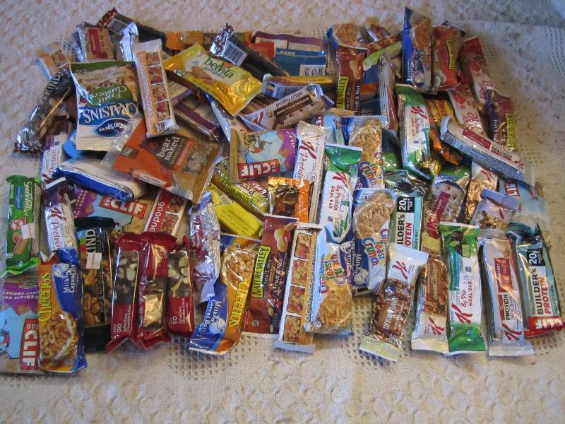 lot 76 image: Large Lot of Misc Granola and Power...