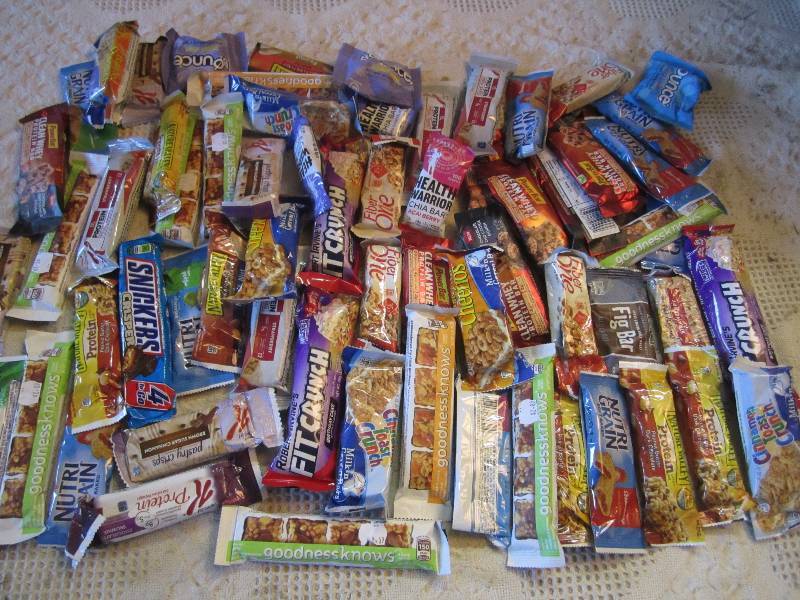 lot 77 image: Large Lot of Misc Granola and Power...