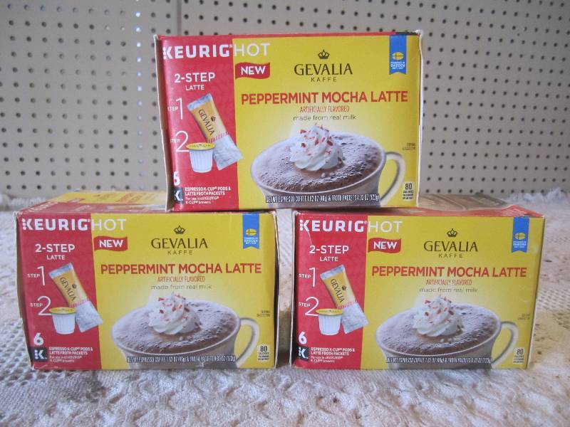 lot 98 image: Lot of 3 Boxes Keurig K-Cup Pods 6 ...