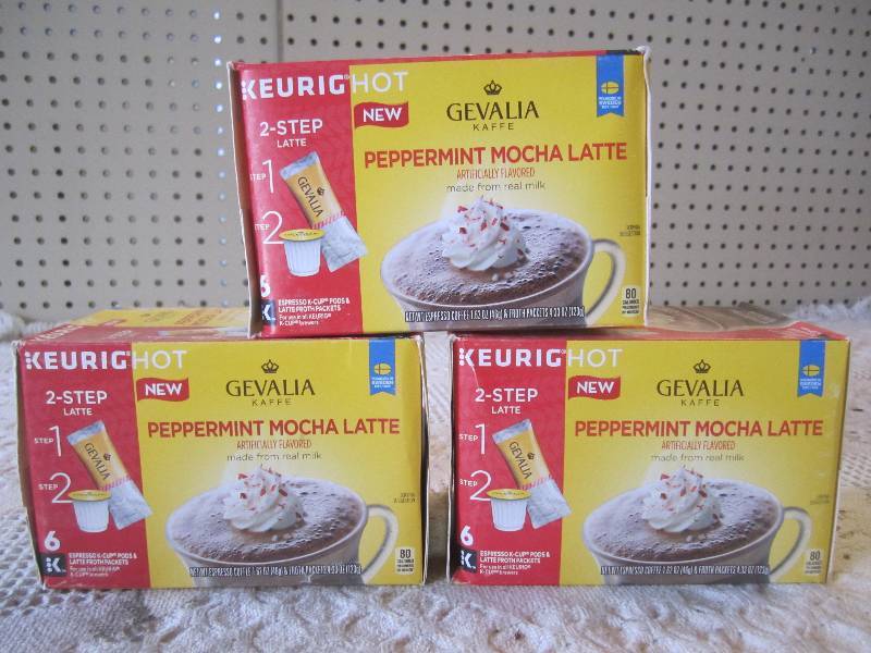 lot 102 image: Lot of 3 Boxes Keurig K-Cup Pods 6 ...