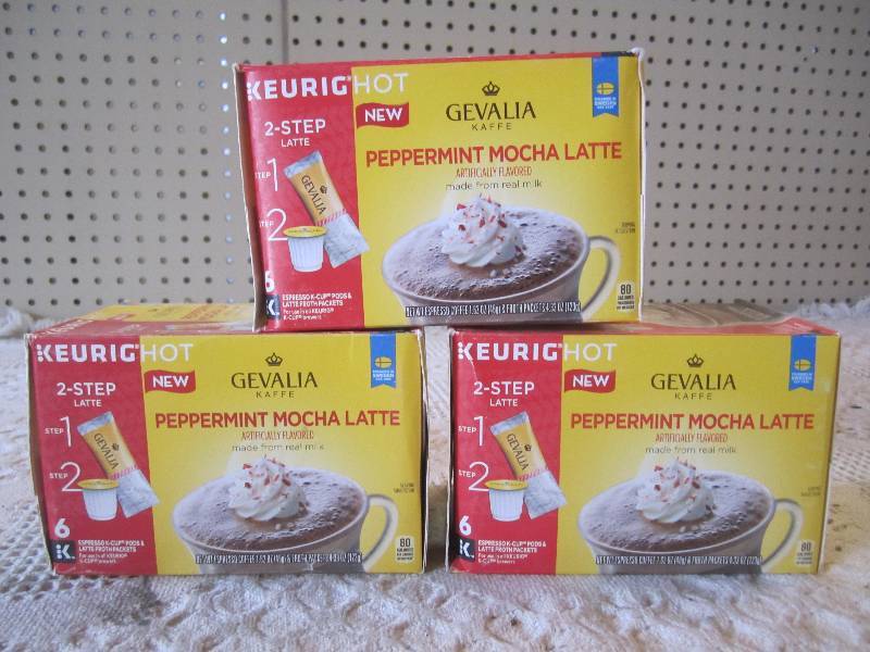 lot 103 image: Lot of 3 Boxes Keurig K-Cup Pods 6 ...