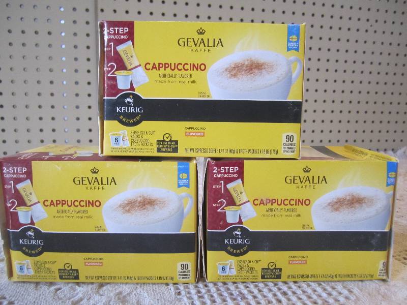lot 104 image: Lot of 3 Boxes Keurig K-Cup Packs 6...