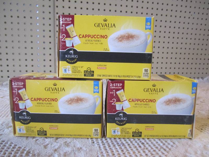 lot 106 image: Lot of 3 Boxes Keurig K-Cup Packs 6...