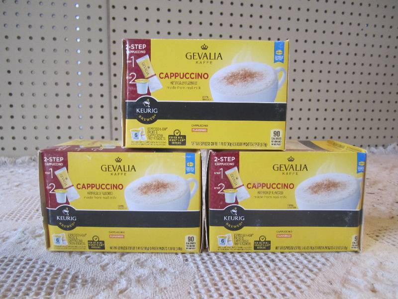 lot 107 image: Lot of 3 Boxes Keurig K-Cup Packs 6...
